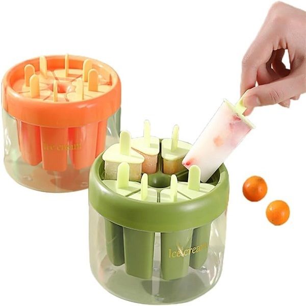 Food Grade Plastic Molds 8 Cells Ice Cream Molds Ice Pop Molds - Oshi.pk - Buy & Sell Online