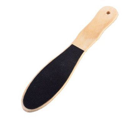 Foot Filer Wood Handle Dual Sided Coarse Wooden Foot Scraper Hard & Dead Skin Callus Remover, Pedicure Foot Scrubber - Oshi.pk - Buy & Sell Online