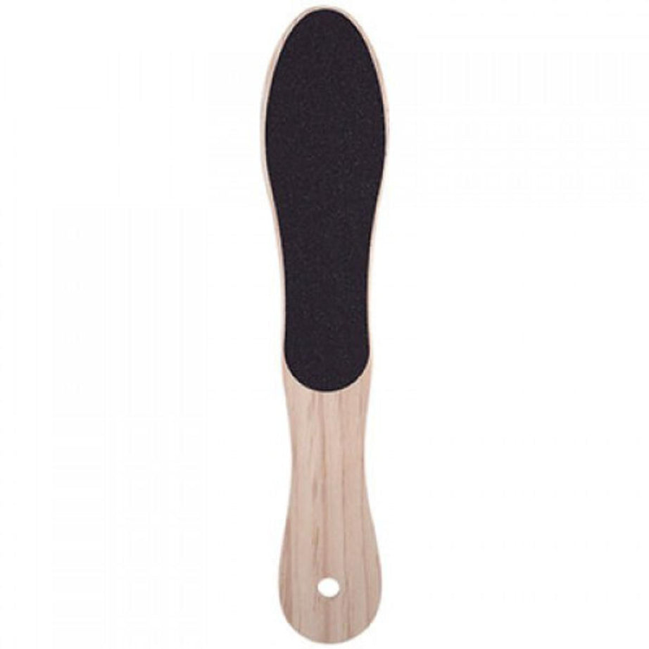 Foot Filer Wood Handle Dual Sided Coarse Wooden Foot Scraper Hard & Dead Skin Callus Remover, Pedicure Foot Scrubber - Oshi.pk - Buy & Sell Online
