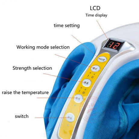 Foot Massager including Kneading Air Pressure Massage & Heating Therapy For For Health Care,Relaxation - Oshi.pk - Buy & Sell Online