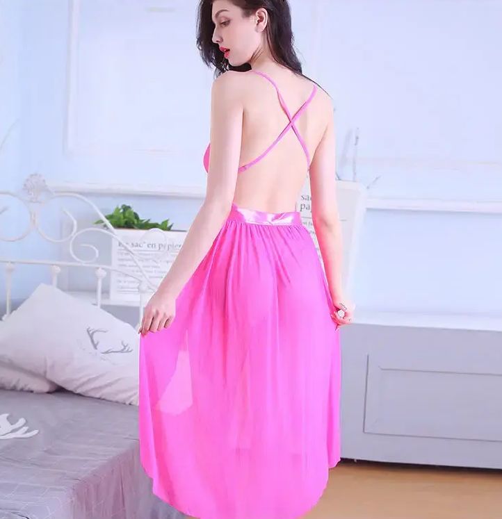 2-Pcs Floral Design Nightwear Lingerie - Oshi.pk - Buy & Sell Online