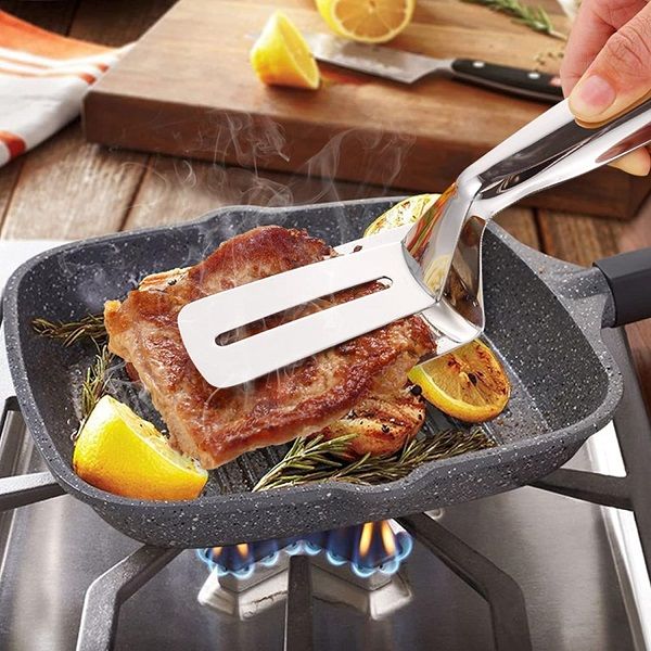 Frying Shovel Stainless Steel Food Grade Cooking Tong Steak - Oshi.pk - Buy & Sell Online