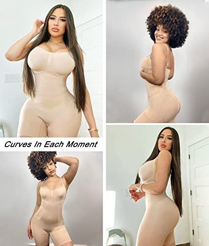 Women Tummy Control Shapewear Mid-Thigh Seamless Full Body Shaper - Oshi.pk - Buy & Sell Online