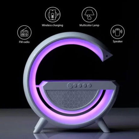 G Shaped RGB LED Lamp With Wireless Charger - Oshi.pk - Buy & Sell Online