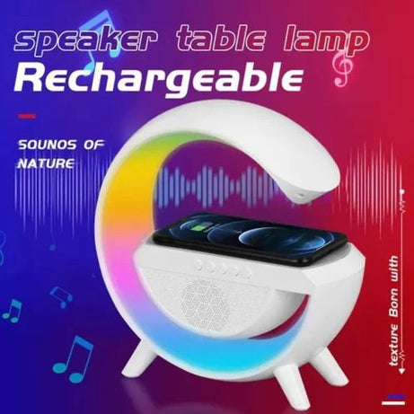 G Shaped RGB LED Lamp With Wireless Charger - Oshi.pk - Buy & Sell Online