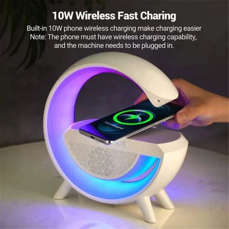 G Shaped RGB LED Lamp With Wireless Charger - Oshi.pk - Buy & Sell Online