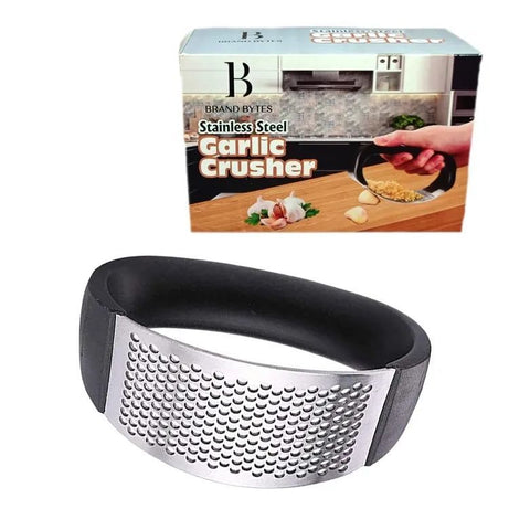 Garlic Press, Manual Garlic Press Rocker With Handle, Stainless Steel Garlic Crusher Masher, Ginger Garlic Chopper Kitchen Gadget Tool Garlic Cutter, - Oshi.pk - Buy & Sell Online