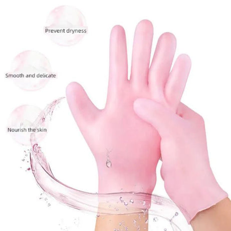 Gel Gloves Moisturizing Whitening Exfoliating Smooth Beauty Hand Care Silicone Hand Glove Waterproof Cleaning - Oshi.pk - Buy & Sell Online