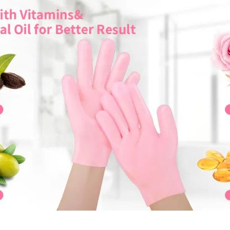 Gel Gloves Moisturizing Whitening Exfoliating Smooth Beauty Hand Care Silicone Hand Glove Waterproof Cleaning - Oshi.pk - Buy & Sell Online