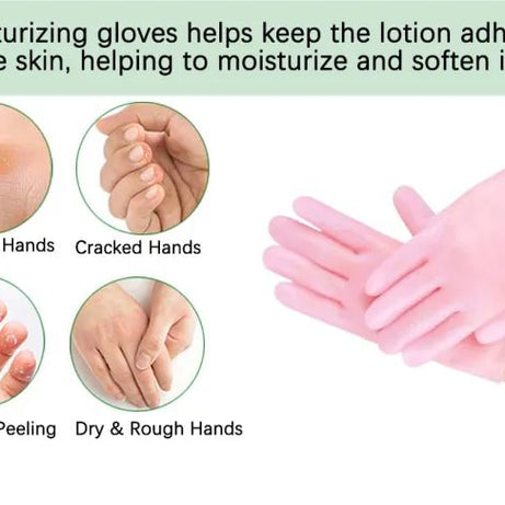 Gel Gloves Moisturizing Whitening Exfoliating Smooth Beauty Hand Care Silicone Hand Glove Waterproof Cleaning - Oshi.pk - Buy & Sell Online