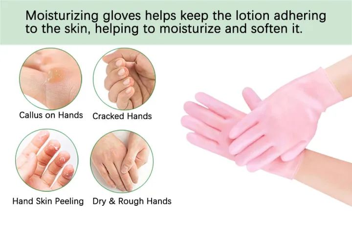 Gel Gloves Moisturizing Whitening Exfoliating Smooth Beauty Hand Care Silicone Hand Glove Waterproof Cleaning - Oshi.pk - Buy & Sell Online