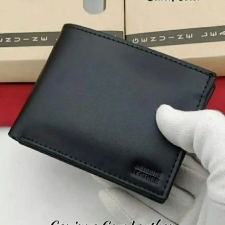 Genuine Cow Leather Men's Purse Wallet For Men BiFold Compact Size Wallet Clasp - Oshi.pk - Buy & Sell Online