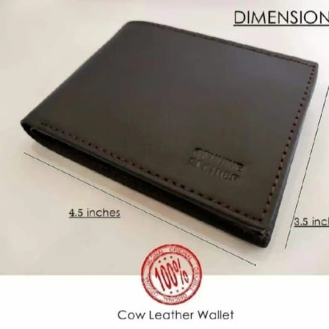 Genuine Cow Leather Men's Purse Wallet For Men BiFold Compact Size Wallet Clasp - Oshi.pk - Buy & Sell Online