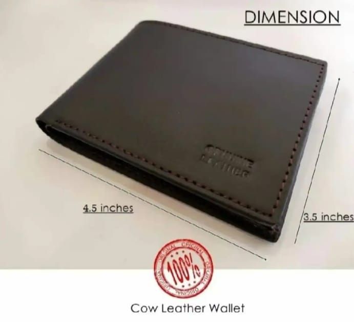 Genuine Cow Leather Men's Purse Wallet For Men BiFold Compact Size Wallet Clasp - Oshi.pk - Buy & Sell Online