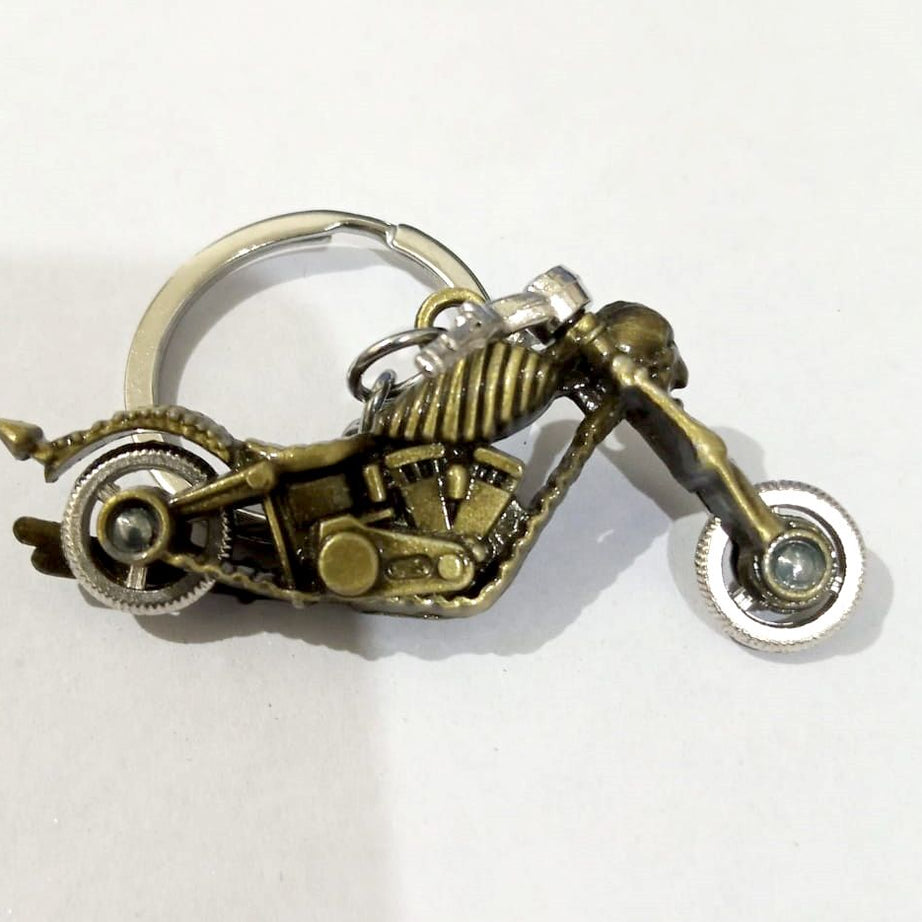 Ghost Rider Bike Keychain Key Ring Holder