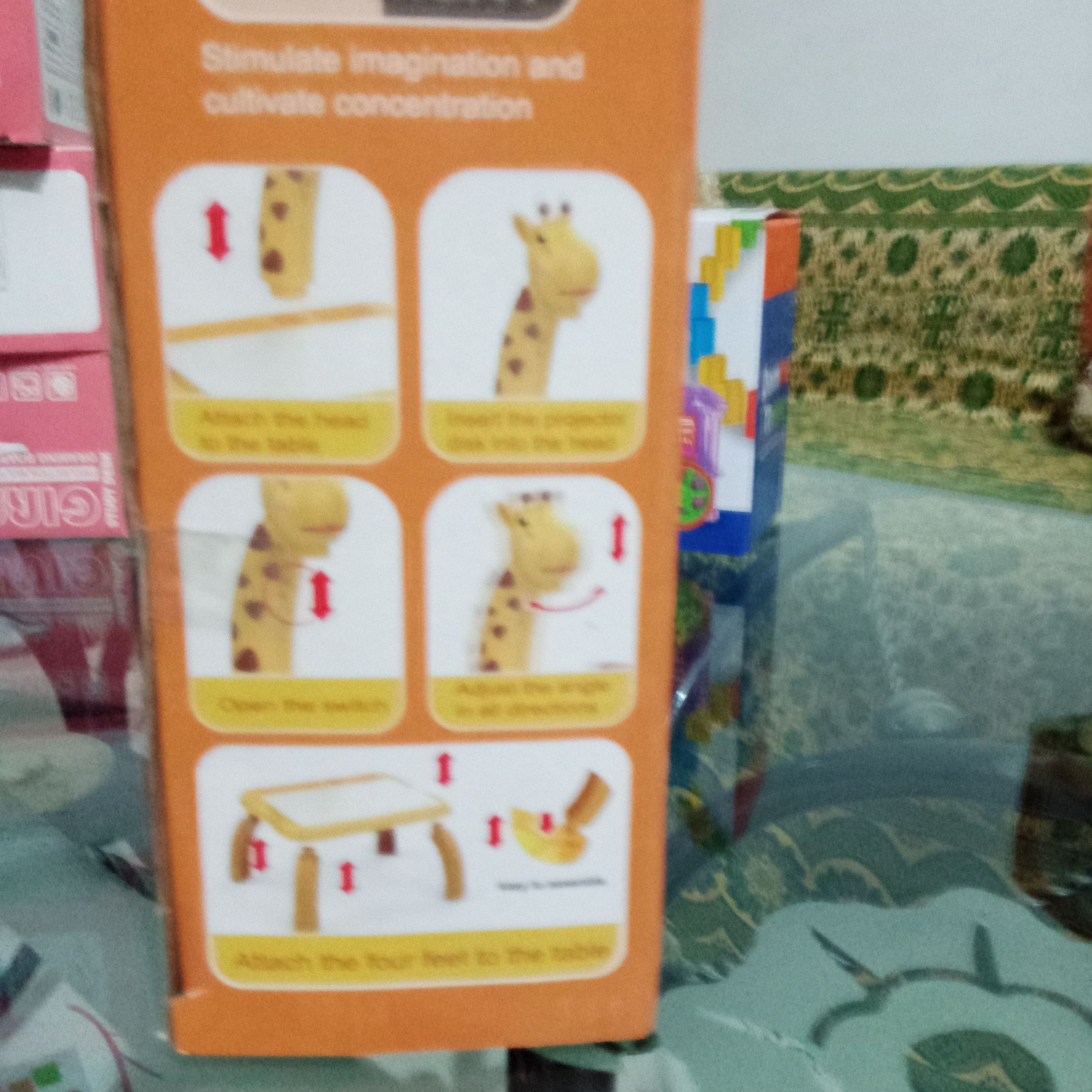 Giraffe Study Desk - Happy Amusing Projector - Draw n Color the figures - Oshi.pk - Buy & Sell Online