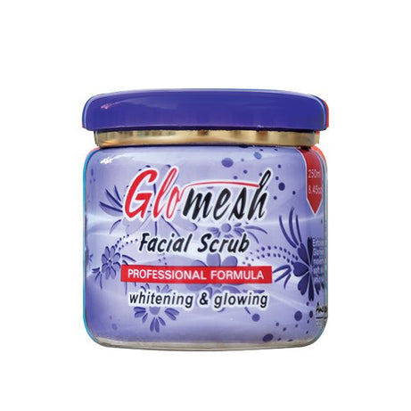 GLOMESH FACIAL SCRUB JAR FOR WHITENING & GLOWING - PROFESSIONAL FORMULA - Oshi.pk - Buy & Sell Online