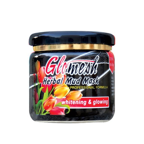 GLOMESH HERBAL MUD MASK FOR WHITENING & GLOWING - PROFESSIONAL FORMULA