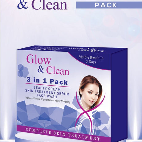 GLOW & CLEAN 3 in 1 Whitening Kit - Oshi.pk - Buy & Sell Online