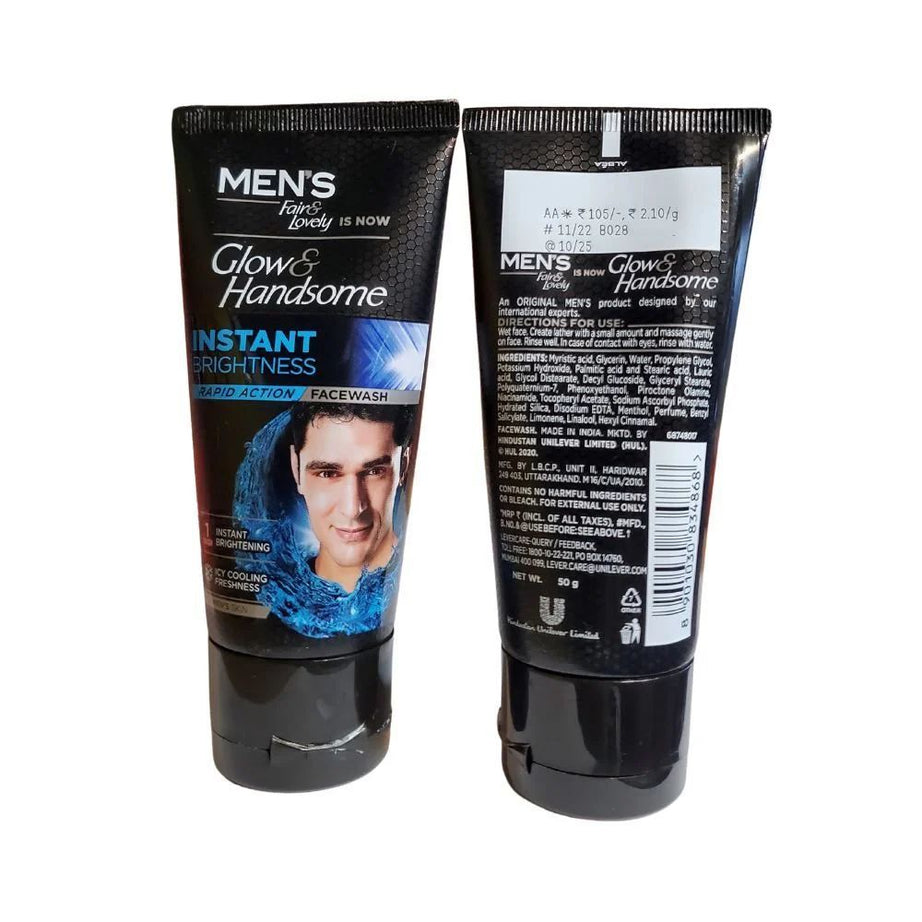 Glow And Handsome Instant Brightness Mens Face Wash - Oshi.pk - Buy & Sell Online