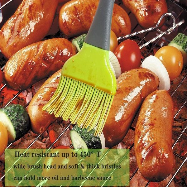 Green Silicone Spatula and Pastry Brush Set - Oshi.pk - Buy & Sell Online