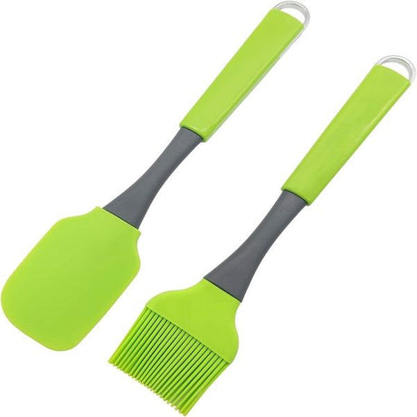 Green Silicone Spatula and Pastry Brush Set - Oshi.pk - Buy & Sell Online