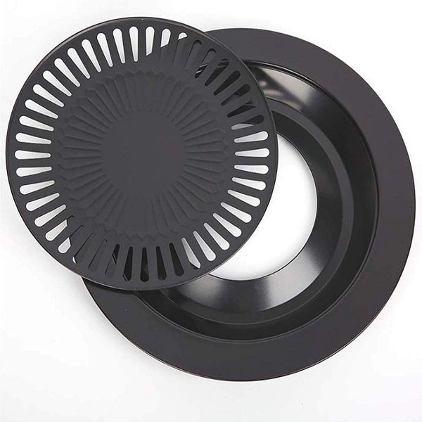 Grill Pan Smokeless Stove 12.5 inch with Removable Plate Electric Gas Stoves - Oshi.pk - Buy & Sell Online