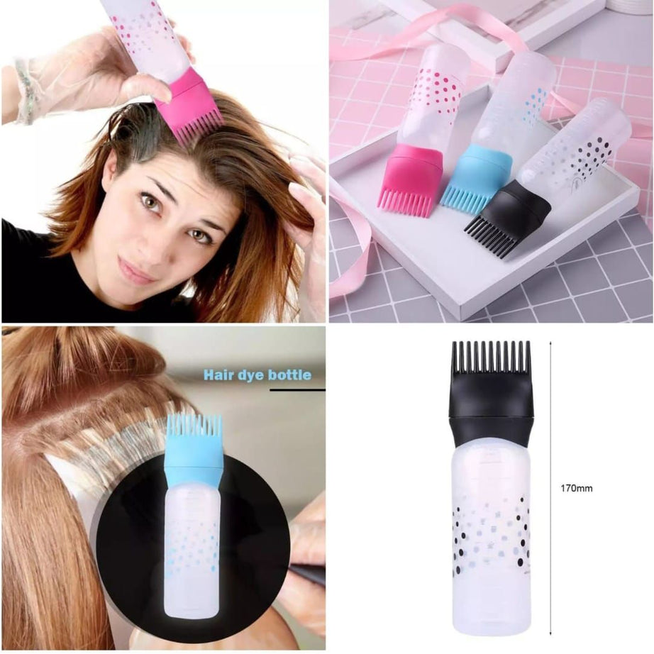 Hair oil applicator comb bottle | Best professional hair oil applicator bottle with comb - Oshi.pk - Buy & Sell Online