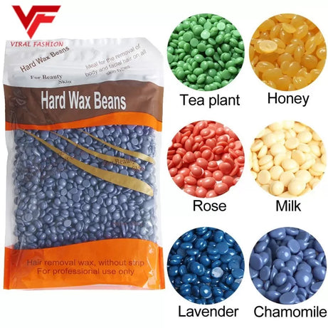 Hair Removing Hard Beans Wax Painless Beauty Wax Bean Body Hair Removal Wax Beads for All Skins Wax Beans for Face Body Legs 100g - Oshi.pk - Buy & Sell Online