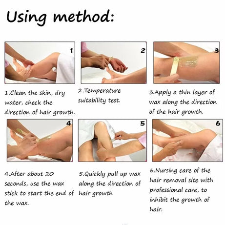 Hair Removing Hard Beans Wax Painless Beauty Wax Bean Body Hair Removal Wax Beads for All Skins Wax Beans for Face Body Legs 100g - Oshi.pk - Buy & Sell Online