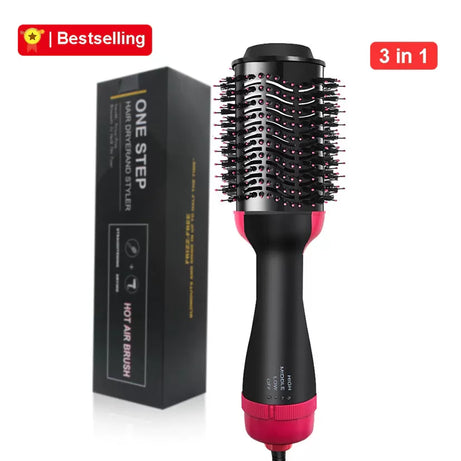 Hair Straightener Brush 4 In 1 Hot Air Comb Hair Straightener Comb Hairstyle Tools Curler Hairdryer Brush Electric Smoothing Or Curling Hair Styling S