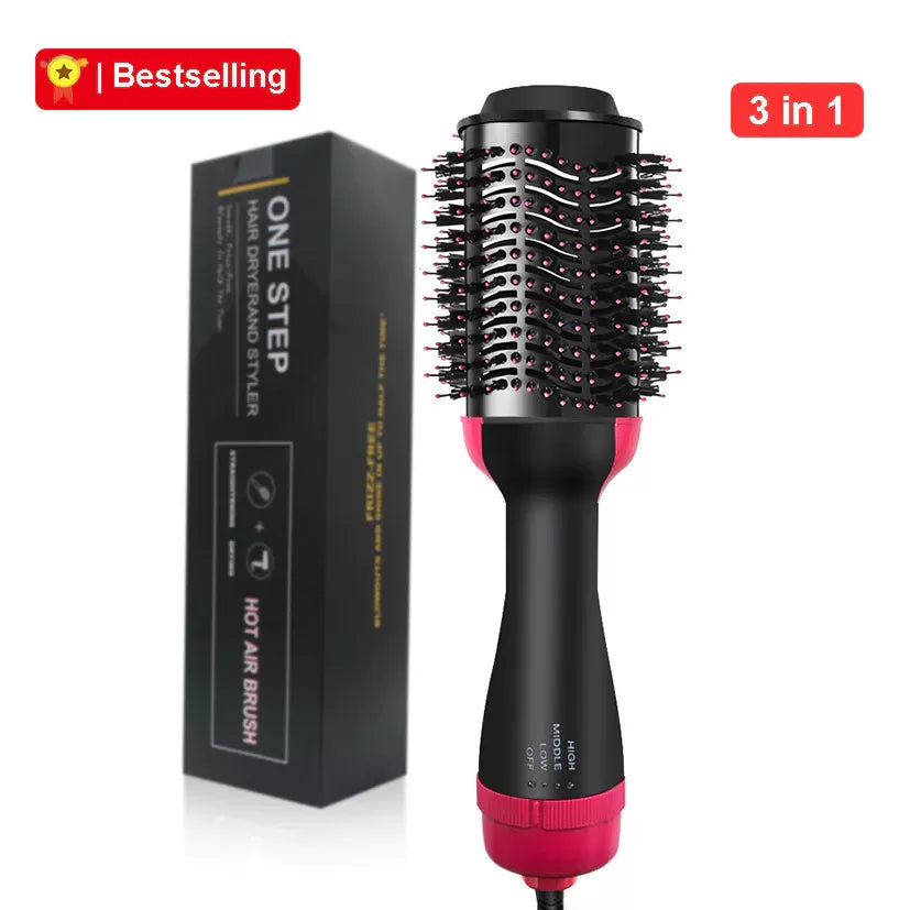 Hair Straightener Brush 4 In 1 Hot Air Comb Hair Straightener Comb Hairstyle Tools Curler Hairdryer Brush Electric Smoothing Or Curling Hair Styling S