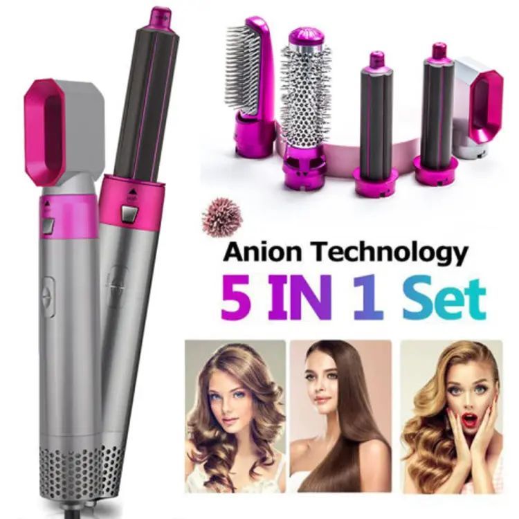 Hair Styler Straightener For Women 5in1 Hair Styling Straightener - Oshi.pk - Buy & Sell Online
