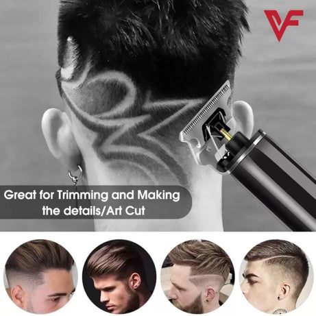 Hair Trimmer for Men, Cordless Beard Trimmer for Men, Electric T Blade Liners Outline Edgers Shaver 0mm Bald Zero Hair Cutting Machine - Oshi.pk - Buy & Sell Online