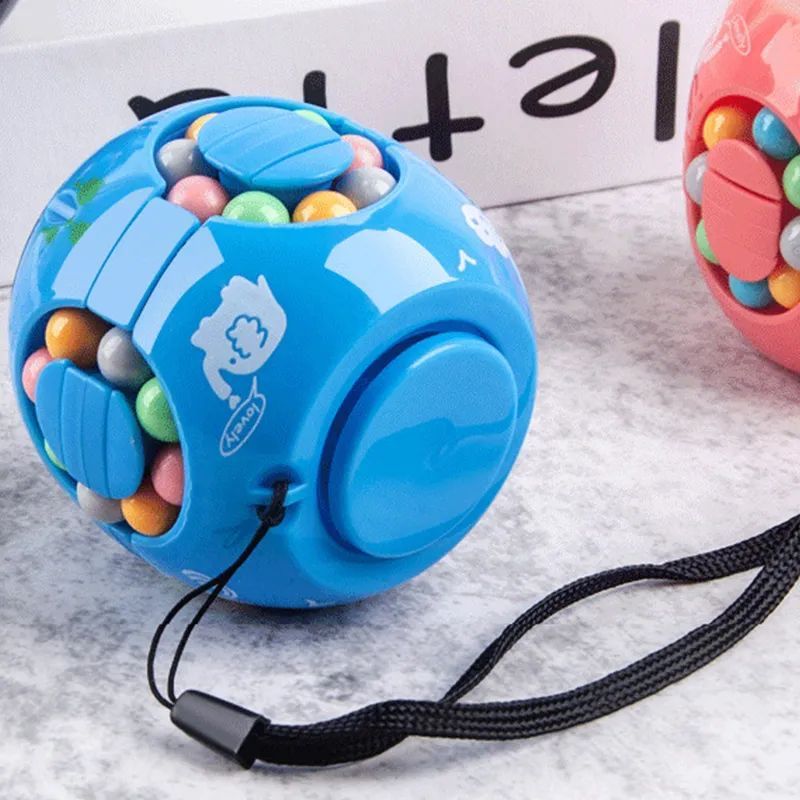 Hamburger Bean Magic Cube Toy Children's Puzzle Fidget Spinner Students Stress Reliever Magic Bean - Oshi.pk - Buy & Sell Online