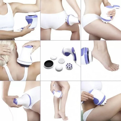 Hand Held Relax & Spin Tone Whole Body Massaging Body Massager Electric vibrate Handheld Relax Tone Spin for Shoulder Neck And Foot Leg