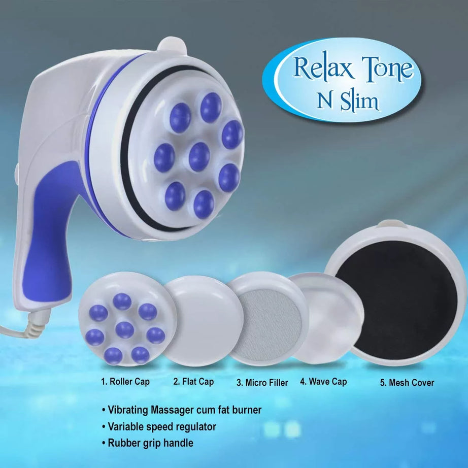 Hand Held Relax & Spin Tone Whole Body Massaging Body Massager Electric vibrate Handheld Relax Tone Spin for Shoulder Neck And Foot Leg