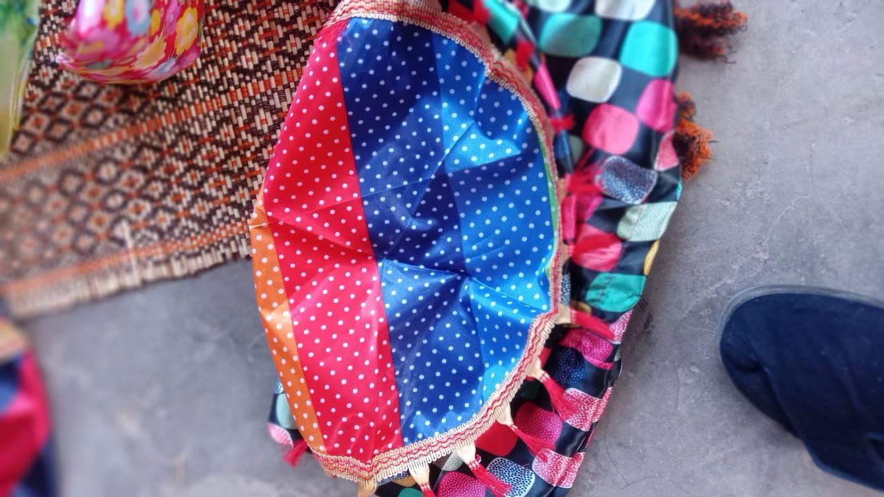 Hand Made Mudda, Nature's Comfort: Eco-Friendly Bamboo Mudda Chair - Mudda Sitting Stool For Indoor/Outdoor | Available In Different Colours Tradition - Oshi.pk - Buy & Sell Online