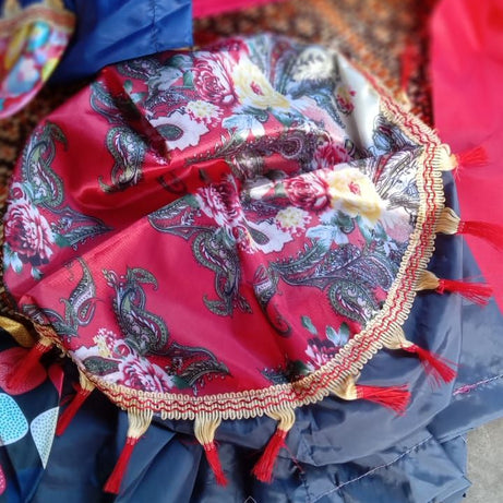 Hand Made Mudda, Nature's Comfort: Eco-Friendly Bamboo Mudda Chair - Mudda Sitting Stool For Indoor/Outdoor | Available In Different Colours Tradition - Oshi.pk - Buy & Sell Online