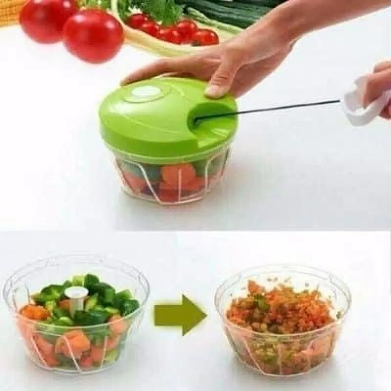 Hand Pull Type Minced Multifunctional Manual Food Chopper Vegetable Chopper Speedy Chopper Easy To Deal Vegetables/Onions/Carrots/Garlic/Pepper/Meat/P - Oshi.pk - Buy & Sell Online