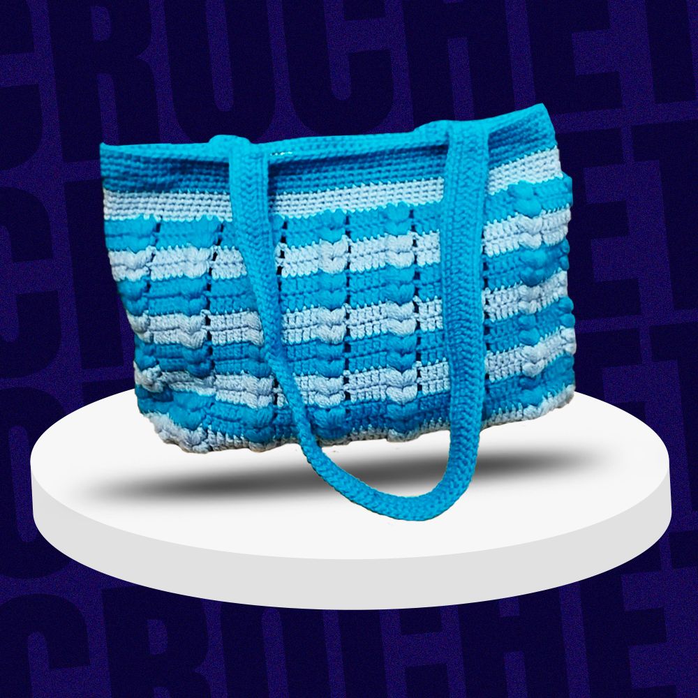 Handcrafted Crochet Bags for Women with Striking Line : Handmade Crochet Bags for Women - Oshi.pk - Buy & Sell Online