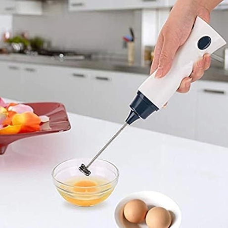 Handheld Coffee Mixer Frother Automatic Milk Beverage Foamer Cream Whisk Cooking Stirrer Egg Beater - Oshi.pk - Buy & Sell Online