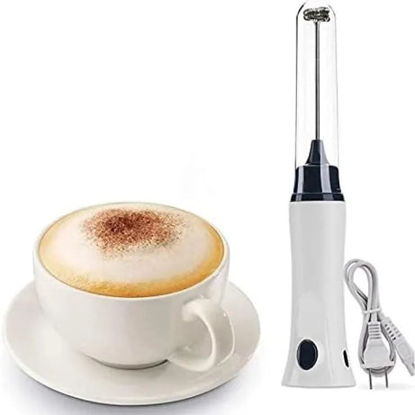 Handheld Coffee Mixer Frother Automatic Milk Beverage Foamer Cream Whisk Cooking Stirrer Egg Beater - Oshi.pk - Buy & Sell Online