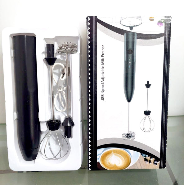 Handheld Electric Milk Frother Whisk Egg Beater Coffee Beater Mixer Usb Rechargeable Coffee Blender Mixer Foamer Food Blender - Oshi.pk - Buy & Sell Online