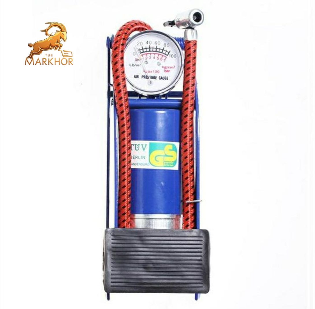 Handheld Pump with Portable Foot Pump Small Foot Pump Compressor for Car Bike Bicycle Foot Air Pump for Car Motorbike Cycle Foot Air - Oshi.pk - Buy & Sell Online