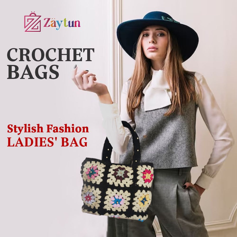 Handmade Granny Square Crochet Bags for Women Unique & Stylish - Oshi.pk - Buy & Sell Online