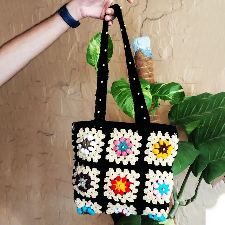 Handmade Granny Square Crochet Bags for Women Unique & Stylish - Oshi.pk - Buy & Sell Online