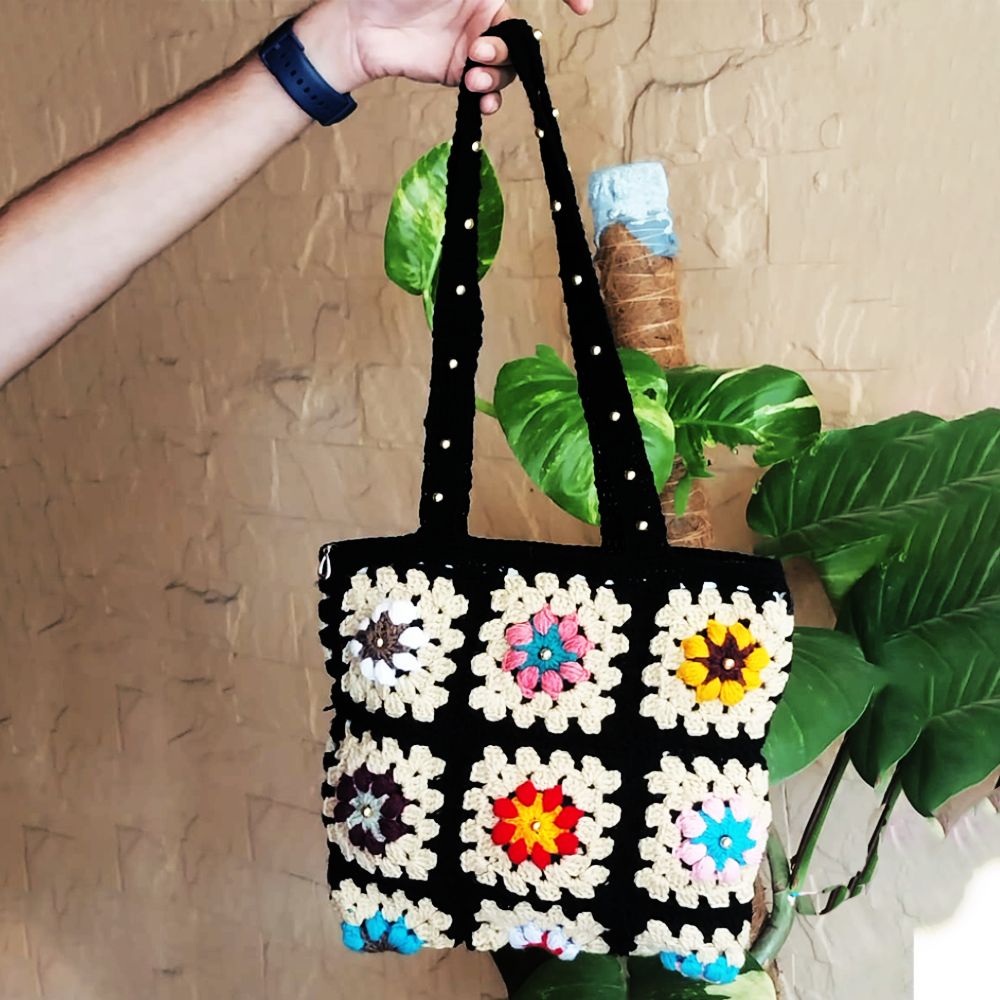 Handmade Granny Square Crochet Bags for Women Unique & Stylish - Oshi.pk - Buy & Sell Online