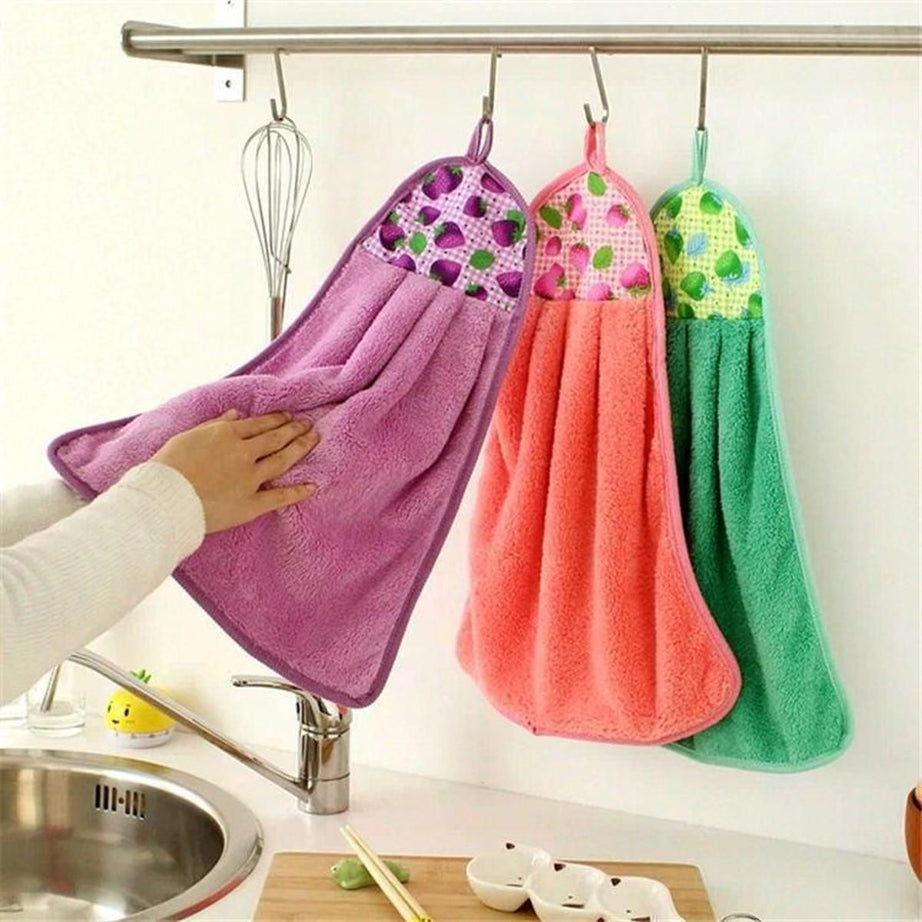 kitchen hanging Towel 100% Super Water Absorbant - Oshi.pk - Buy & Sell Online