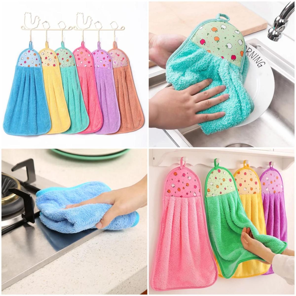 kitchen hanging Towel 100% Super Water Absorbant - Oshi.pk - Buy & Sell Online